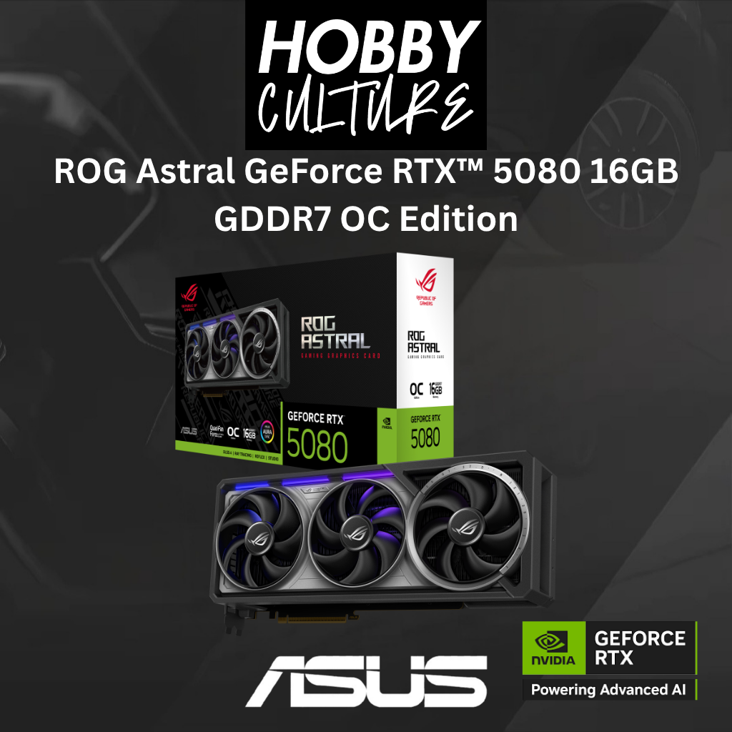 ROG Astral GeForce RTX™ 5080 16GB GDDR7 OC Edition