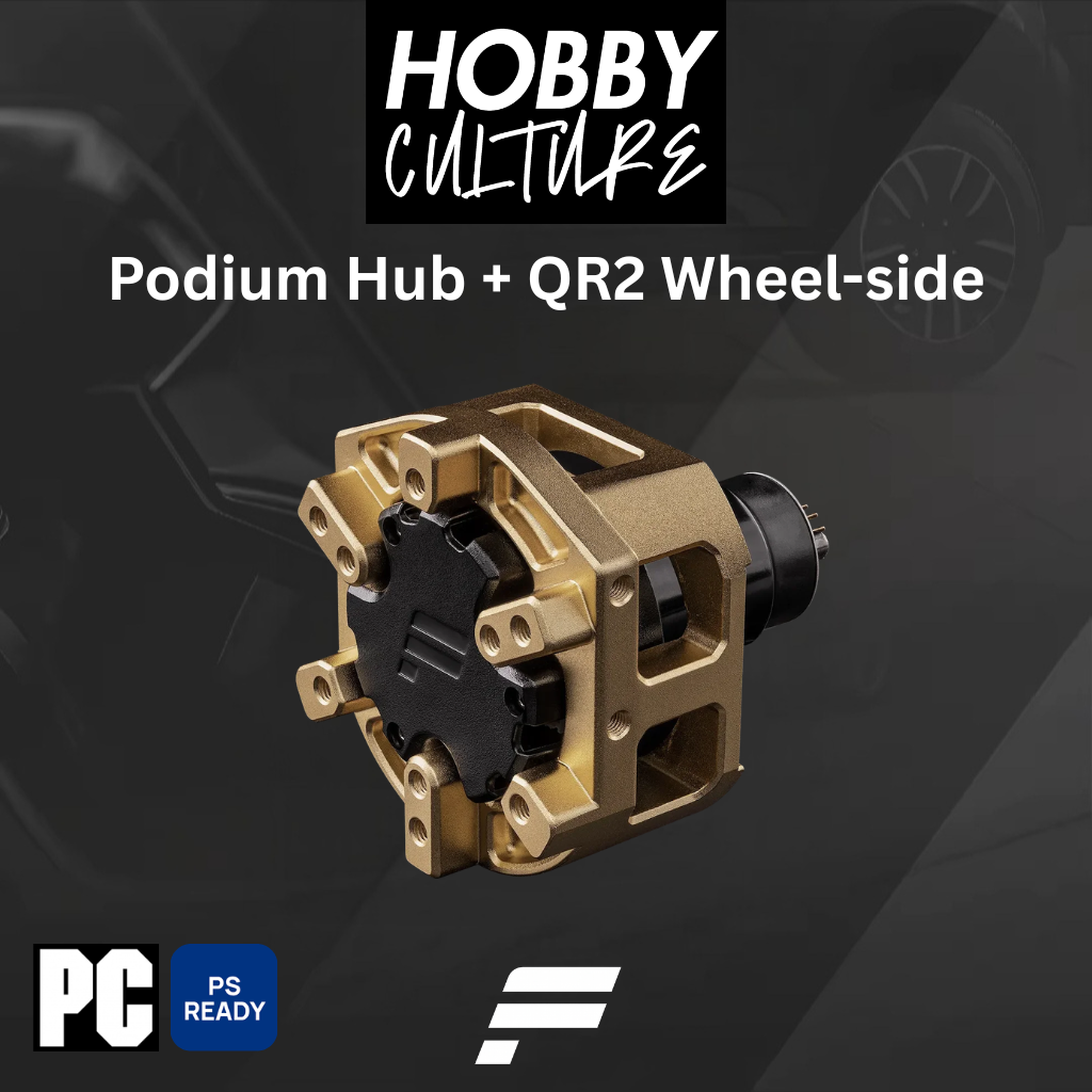 Fanatec Podium Hub + QR2 Wheel-side