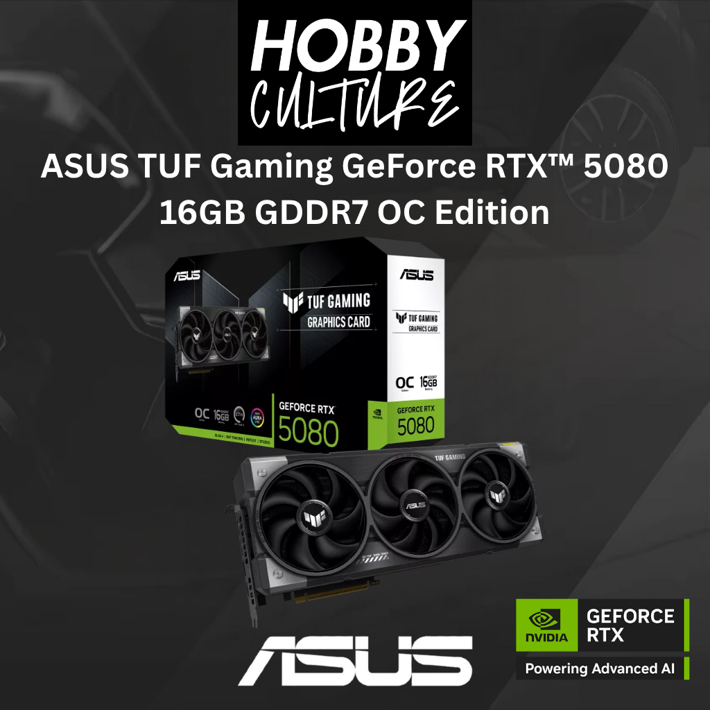 ASUS TUF Gaming GeForce RTX™ 5080 16GB GDDR7 OC Edition