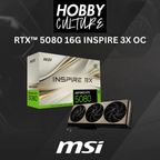 MSI GeForce RTX™ 5080 16G INSPIRE 3X OC