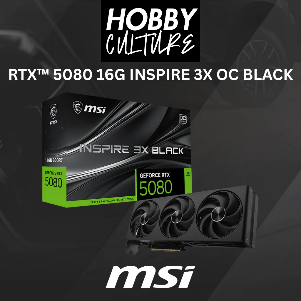 MSI GeForce RTX™ 5080 16G INSPIRE 3X OC