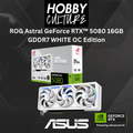 ROG Astral GeForce RTX™ 5080 16GB GDDR7 WHITE OC Edition