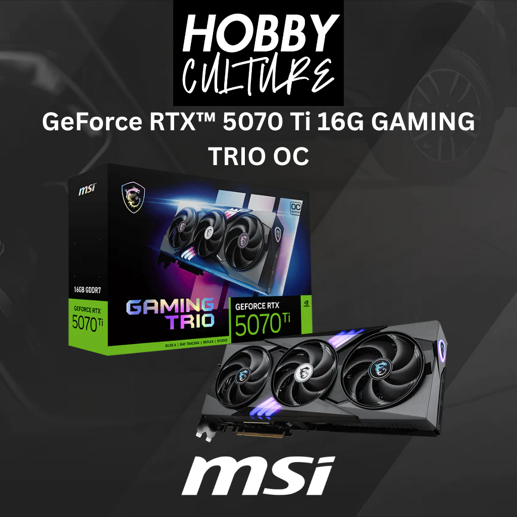MSI GeForce RTX™ 5070 Ti 16G GAMING TRIO OC