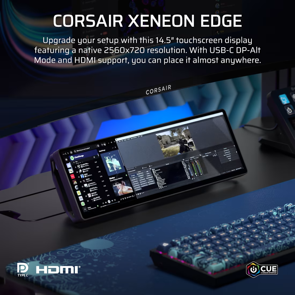 Corsair XENEON EDGE 14.5" LCD Touchscreen Display