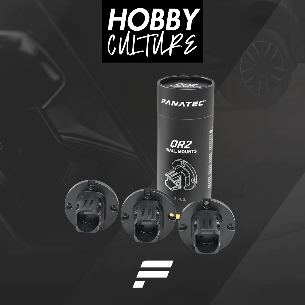 Fanatec QR2 Wall Mounts (3-pack)