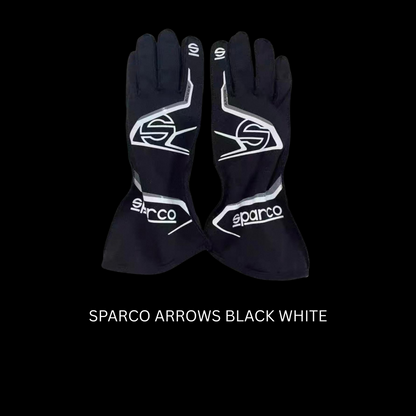 Sparco Arrow Inversed Stitch Racing Gloves for Sim Racing, E-sports and Motorsports