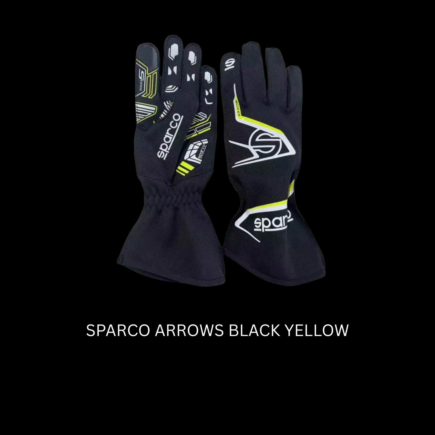 Sparco Arrow Inversed Stitch Racing Gloves for Sim Racing, E-sports and Motorsports