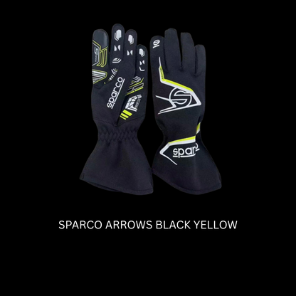 Sparco Arrow Inversed Stitch Racing Gloves for Sim Racing, E-sports and Motorsports