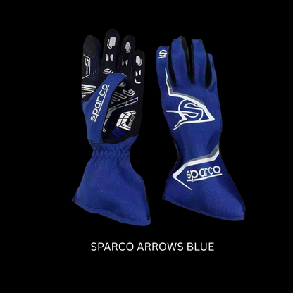 Sparco Arrow Inversed Stitch Racing Gloves for Sim Racing, E-sports and Motorsports