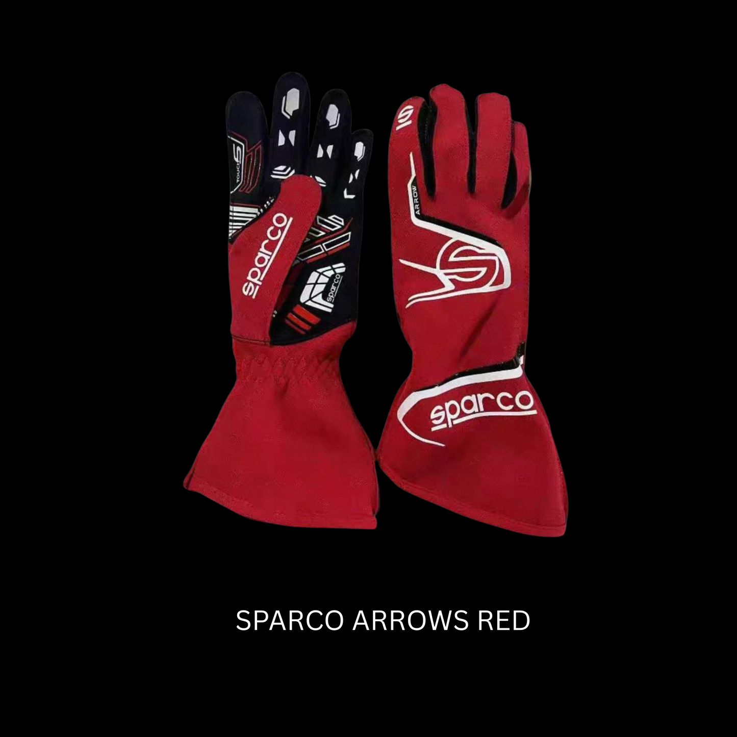 Sparco Arrow Inversed Stitch Racing Gloves for Sim Racing, E-sports and Motorsports