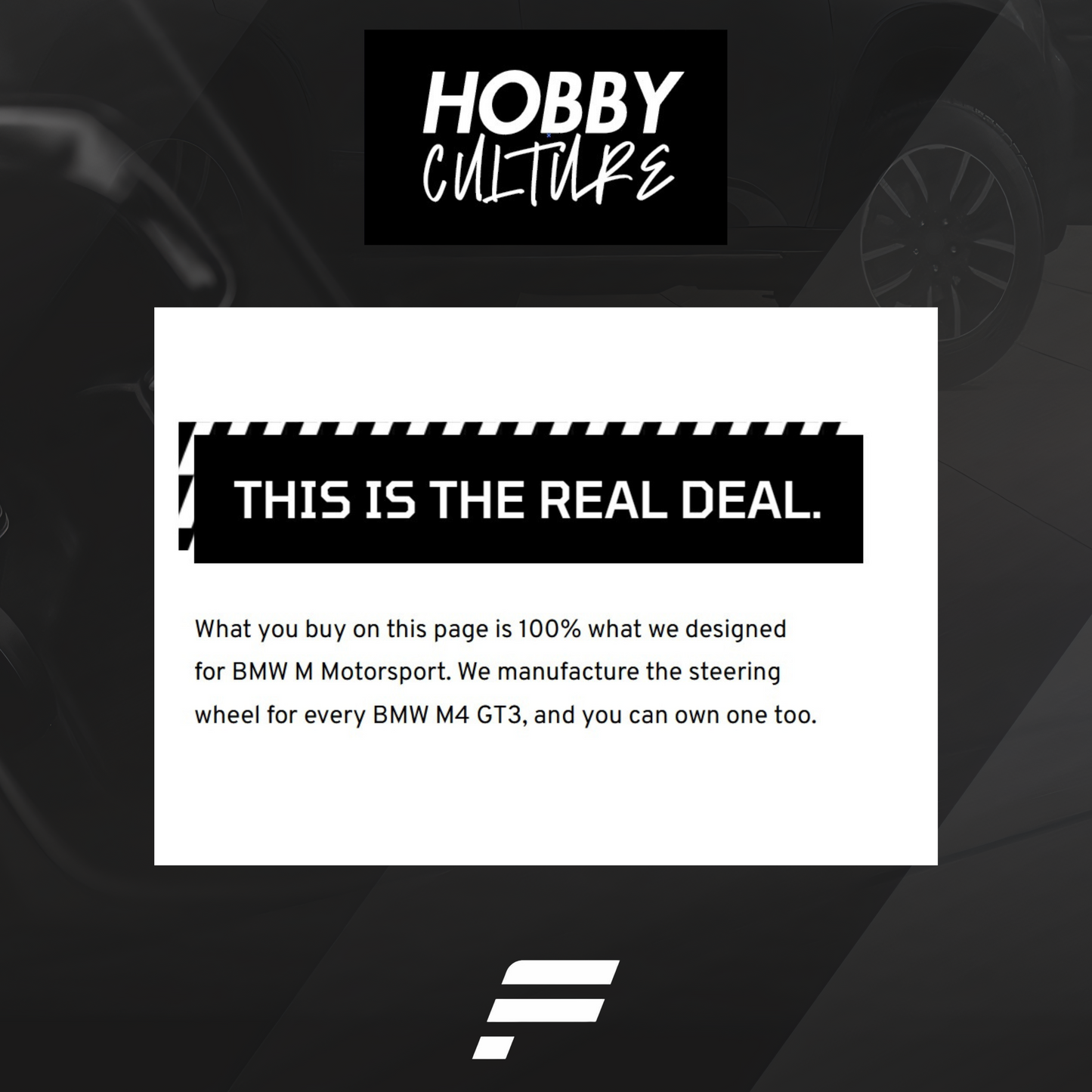 Fanatec PODIUM STEERING WHEEL BMW M4 GT3