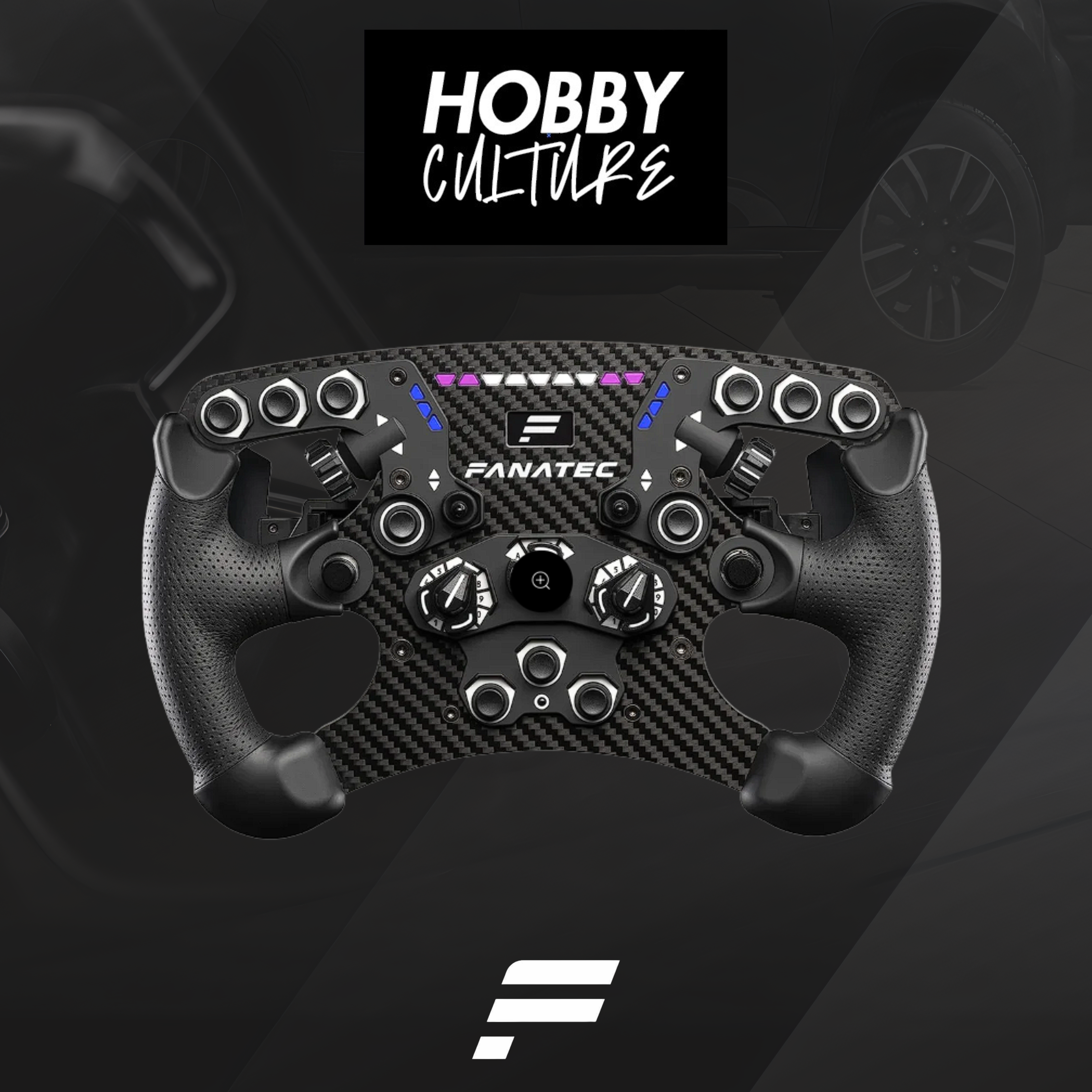 Fanatec ClubSport Formula V2.5 Steering Wheel QR2 Wheel Side