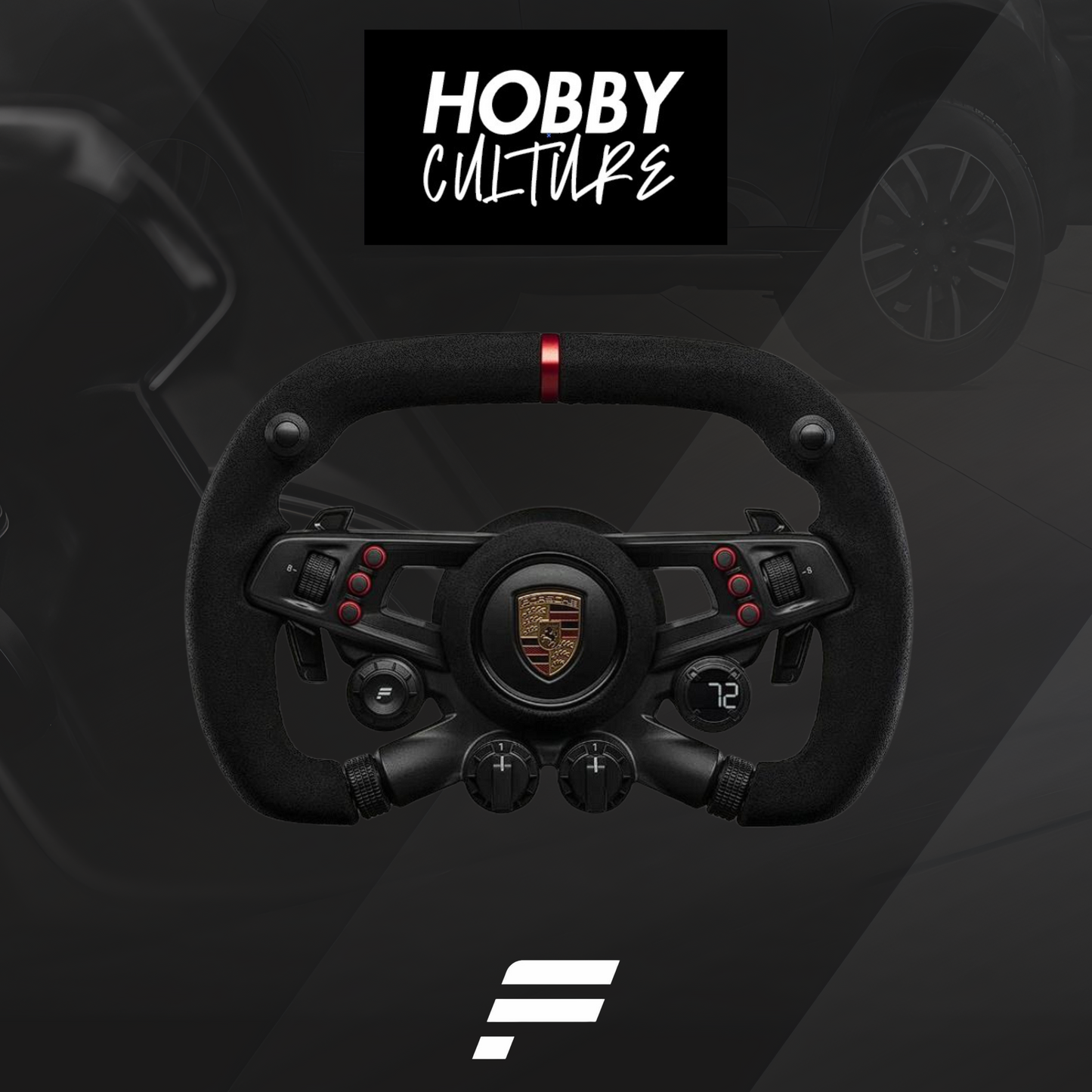 Fanatec CSL Elite Steering Wheel Porsche Vision GT + QR2 L