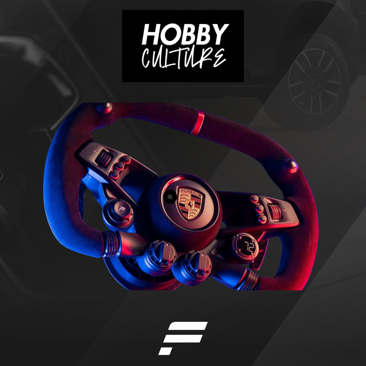 Fanatec CSL Elite Steering Wheel Porsche Vision GT + QR2 L