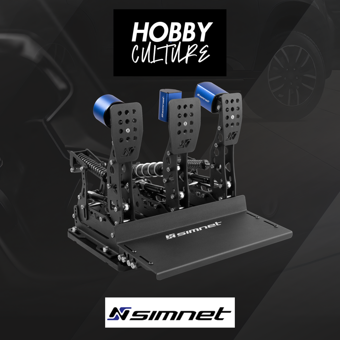 Simnet Racing SP Pro Loadcell Pedal（3-set）& Haptic Reactors