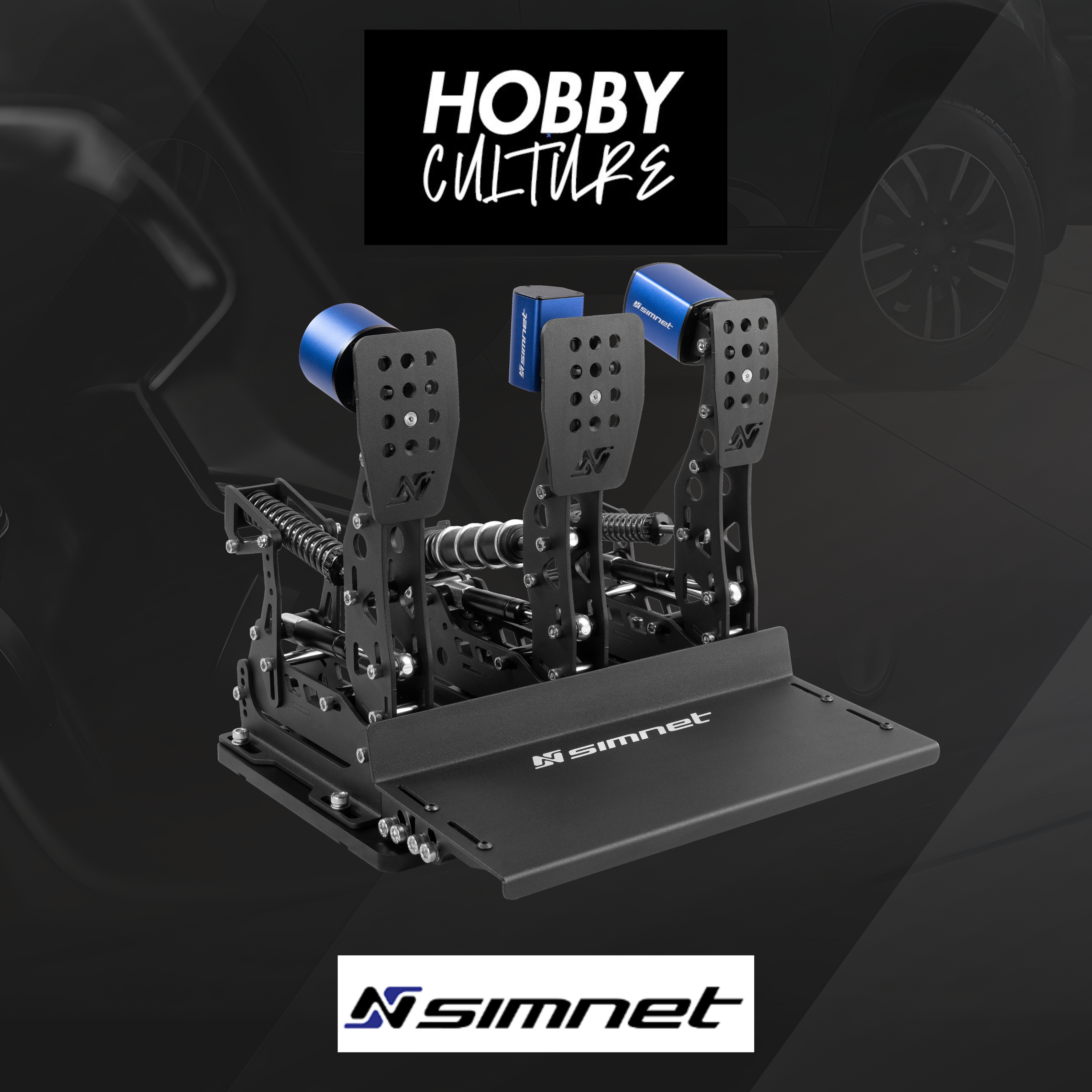 Simnet Racing SP Pro Loadcell Pedal（3-set）& Haptic Reactors