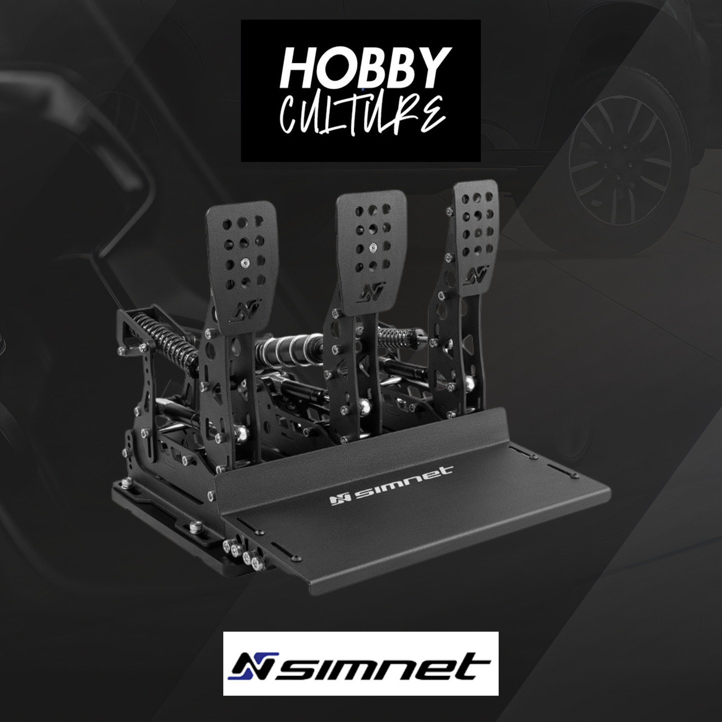 Simnet Racing SP Pro Loadcell Pedal（3-set）& Haptic Reactors
