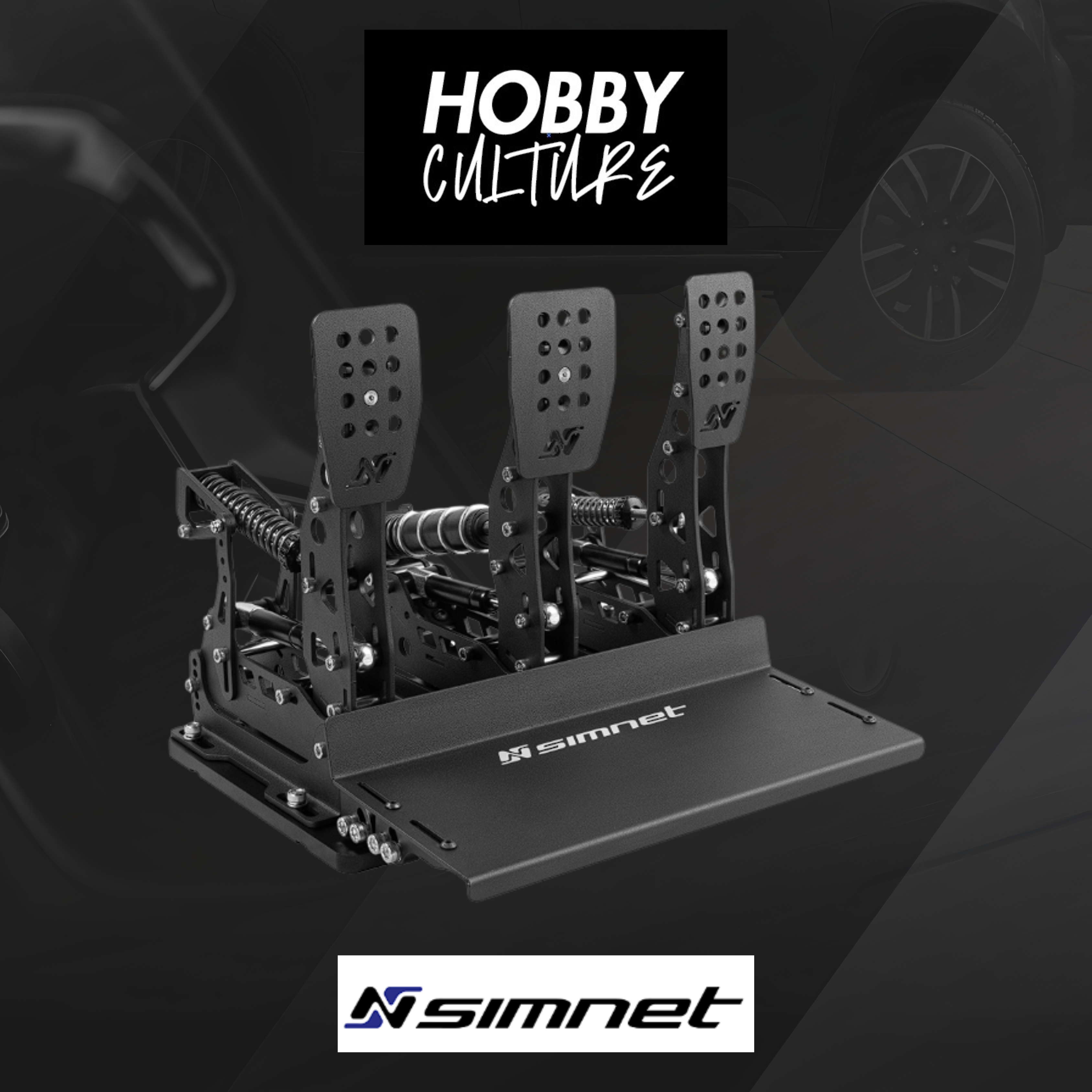Simnet Racing SP Pro Loadcell Pedal（3-set）& Haptic Reactors
