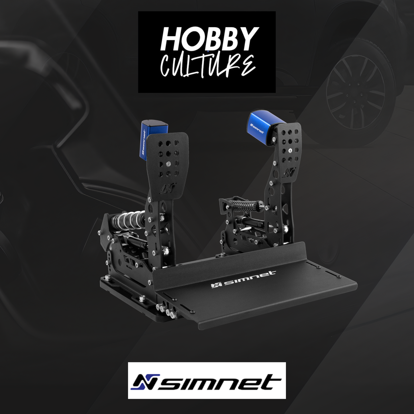 Simnet Racing SP Pro Loadcell Pedal（2-set）+  Haptic Reactors